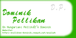 dominik pellikan business card